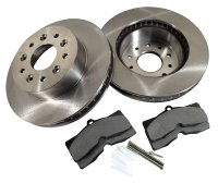 Front Brake Rotor & Pad Kit For 1965-1982 Corvette