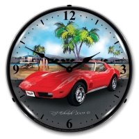 LED Clock- Beach For 1973 Corvette