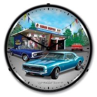 LED Clock- Garage For 1967 Chevrolet Camaro