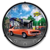 LED Clock- RS SS Sunoco For 1969 Chevrolet Camaro