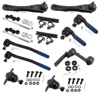 Front Suspension Rebuild Kit Deluxe 3 Bolt Upper Ball Joint For 68-69 Mustang