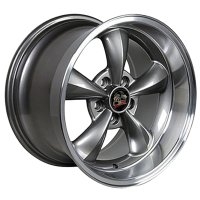 Bullitt Wheel Anthracite Machined Lip 17x105 Rears Only For 1994-04 Mustang