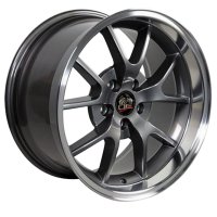 FR500 Wheel Anthracite Machined Lip 18x10 Rears Only For 1994-04 Mustang