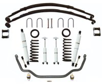 Handling Kit-Standard Eye 4-Leaf Springs 1" Sway Bar For 1965-66 Mustang