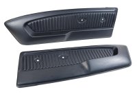 Deluxe Door Panels - Black For 1964-1966 Ford Mustang