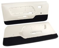 Deluxe Door Panels - White For 1969 Ford Mustang