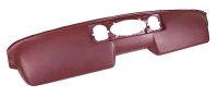 Classic Car Dashes Dash Pad - Dark Red - Urethane For 1966 Ford Mustang