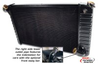 Radiator- Small Block - 26 inch Core For 1969-1972 Corvette