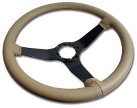 Steering Wheel mel Leather Black Spokes For 1981-1982 Corvette