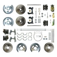 1955-1957 Chevrolet One-Fifty Series Front and Rear Brake Conversion Kit The Right Stuff FSC554SD...