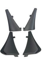 2020-2024 C8 Corvette Black Premium XL Splash Guards 4pc