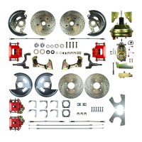 1964-1971 Oldsmobile 442 Front and Rear Brake Conversion Kit The Right Stuff AFXDC41CZ