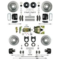 1968-1968 Chevrolet Chevy II Front and Rear Brake Conversion Kit The Right Stuff AFXDC55CS