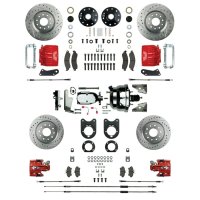 1967-1971 Oldsmobile 442 Front and Rear Brake Conversion Kit The Right Stuff AFXDC51CZX