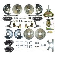 1967-1971 Oldsmobile 442 Front and Rear Brake Conversion Kit The Right Stuff AFXDC26CS