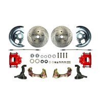 1968-1968 Chevrolet Chevy II Front Brake Conversion Kit The Right Stuff AFXWK02CZ