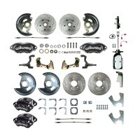 1968-1968 Chevrolet Chevy II Front and Rear Brake Conversion Kit The Right Stuff AFXSD25CSX