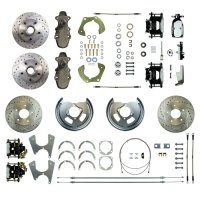 1955-1957 Chevrolet One-Fifty Series Front and Rear Brake Conversion Kit The Right Stuff FSC554SD...