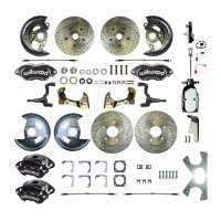 1967-1967 Pontiac Firebird Front and Rear Brake Conversion Kit The Right Stuff AFXSD22CSX