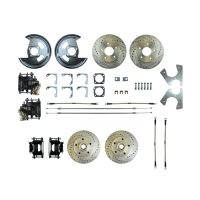 1973-1973 Chevrolet Chevelle Front and Rear Brake Conversion Kit The Right Stuff A73RD01S