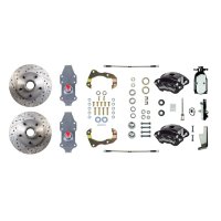 1958-1958 Chevrolet Biscayne Front and Rear Brake Conversion Kit The Right Stuff FSC56SDDSX