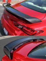 2017-2022 Infiniti Q60 Rear Spoiler [Carbon Fiber] - CF11239 Stillen Exterior Styling