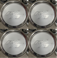 Mopar R/T Logo Center Cap Inserts - Set of 4 for Rallye Wheel Center Caps