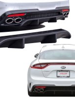 2018-2021 Kia Stinger GT (AWD/RWD 3.3TT) Rear Diffuser [Matte Black] - KB26002MB Stillen Exterior...