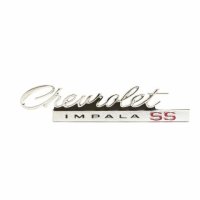 1966 Impala SS Trunk Emblem, â€œChevrolet Impala SSâ€, 1 Piece, Sold as Each