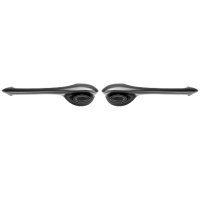 1968-1969 Chevelle 2/4 Door Front Door Handles - Black. Sold as a Pair