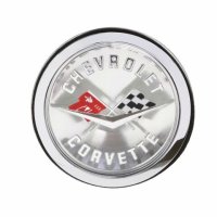 1958-1960 Corvette Front and 1958-1961 Rear Emblem Assembly, Sold as Each