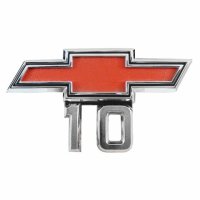 1967-1968 Chevrolet and GMC Truck Front Fender Emblem, "10", Sold as a Pair