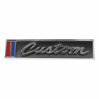 1967-1968 Chevrolet and GMC Truck Door Emblem, "Custom", Sold as a Pair