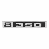 1969-1972 Chevrolet and GMC Truck Front Fender Emblem, "8 350", Sold as a Pair