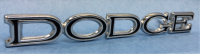 1969 Dodge Dart "DODGE" Trunk Lid Emblem - 2-Pin Mount, 6 5/8" x 13/16" (2901813)