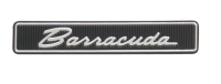 1971-1974 Plymouth Barracuda Dash Pad Emblem - OEM-Style Reproduction, Adhesive Backed