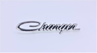 1972 Dodge Charger Sail Panel Emblem - 2-Pin Mount for Vinyl Roof Models