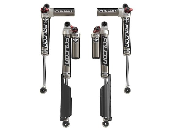 Fits Jeep JL Piggyback Shocks Falcon SP2 3.3 Fast Adjust 0-1.5 " Lift All 4 For 10+ Wrangler JL 2...