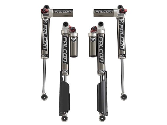 Fits Jeep JL Piggyback Shocks Falcon SP2 3.3 Fast Adjust 2-4.5 " Lift All 4 For 10+ Wrangler JL 2...