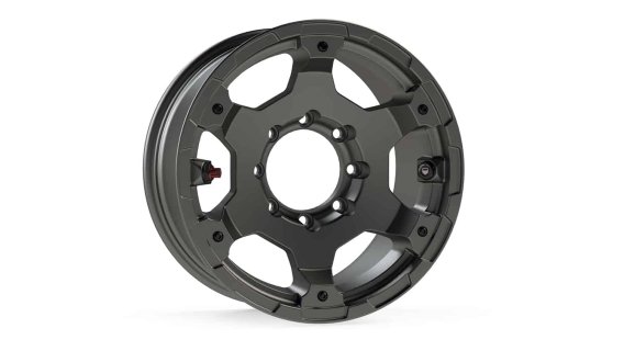 Fits Jeep JK/JL/Gladiator Nomad Wheel Base 8x6.5 " Titanium Gray Each For 07-Pres Wrangler JK JL/...