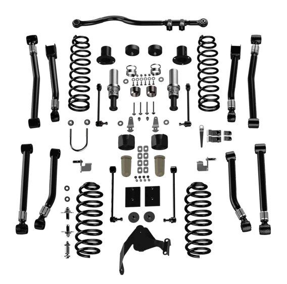 Fits Jeep JK 2 Door Outback Overland Suspension System 3 " Lift No Shocks 07-18 Wrangler JK TeraF...