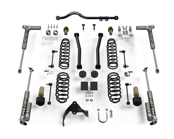 Fits Jeep JK 2 Door 2.5 " Sport ST2 Suspension System w/ Falcon 3.1 Shocks 07-18 Wrangler JK Tera...