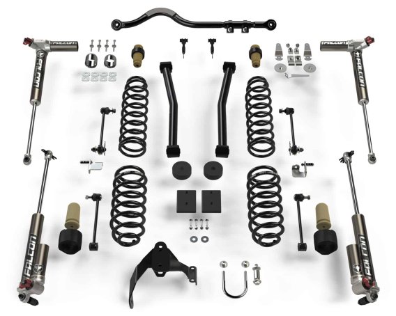 Fits Jeep JK 2 Door 2.5 " Sport ST2 Suspension System w/ Falcon 3.3 Shocks 07-18 Wrangler JK Tera...