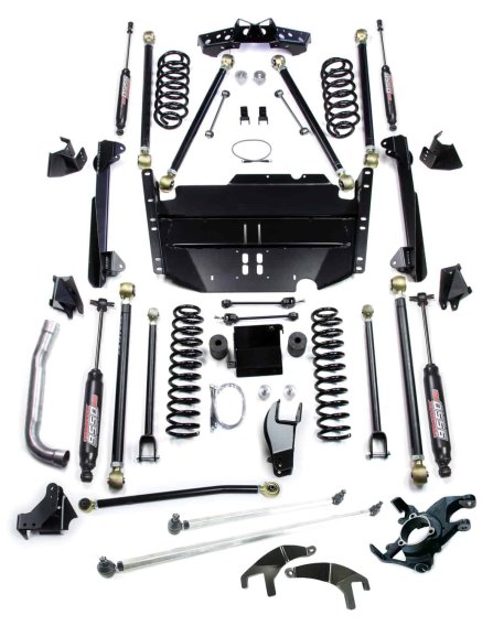 Fits Jeep TJ 5 " Pro LCG Long Flexarm Suspension System w/ High Steer and 9550 Shocks 97-06 Wrang...