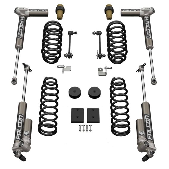 Fits Jeep JKU 4dr 1.5 " Sport ST1 Suspension System w/ Falcon 3.1 Shocks 07-18 Wrangler JKU TeraF...