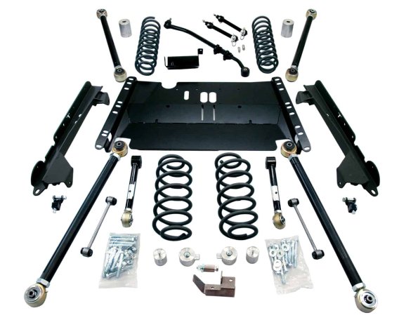 Fits Jeep TJ 3 " Enduro LCG Long Flexarm Suspension System No Shocks 97-06 Wrangler TJ TeraFlex