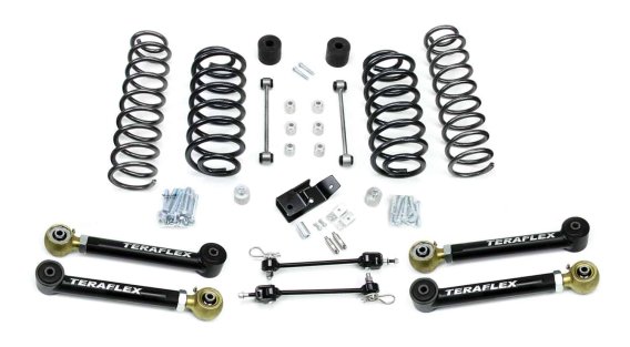 Fits Jeep TJ/LJ 3 " Suspension System w/4 Flexarms No Shocks 97-06 Wrangler TJ/LJ TeraFlex