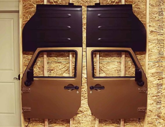 Fits Jeep JK Freedom Top and Full Hard Door Hanger Combo Kit TeraFlex