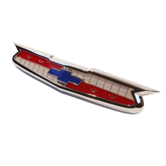 1955 Full-Size Chevrolet Hood Emblem Assembly, Sold as Each