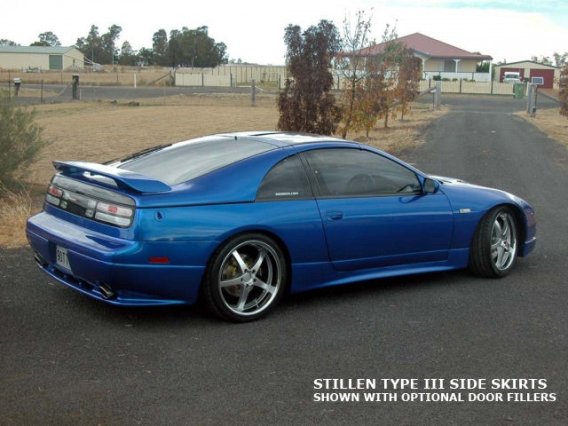 1990-1996 Nissan 300ZX [Z32] Type III Side Skirt [Passenger Side] - 1030013 Stillen Exterior Styl...